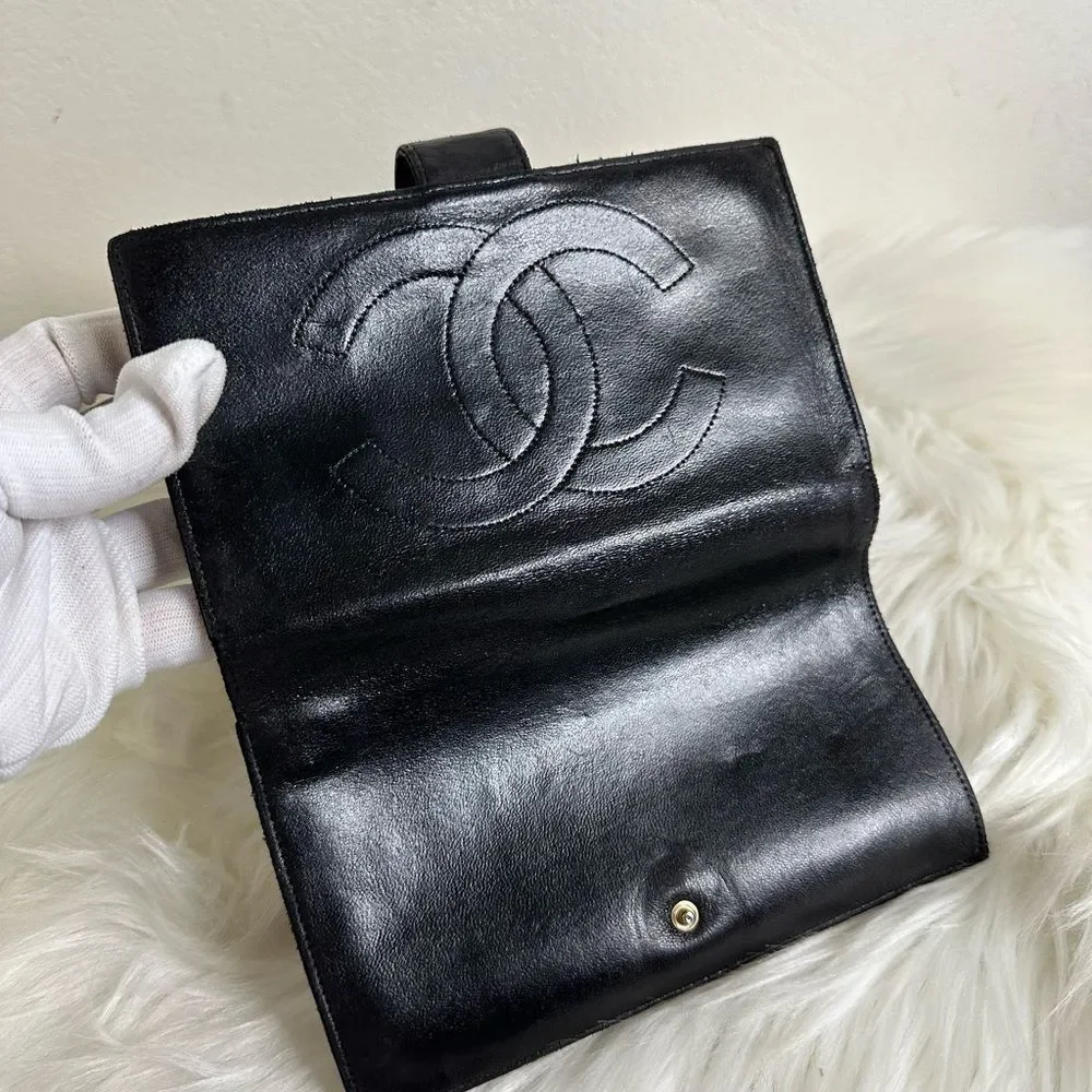💯Authentic Chanel Long Wallet 🍀